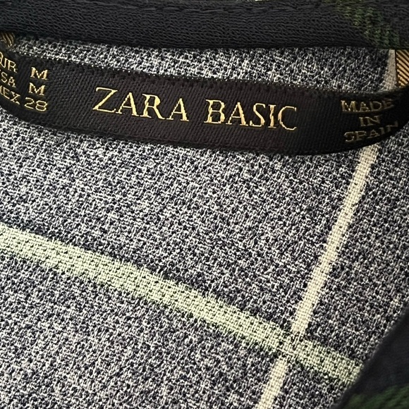 Zara Basic Striped Top Sz Med - Picture 8 of 8